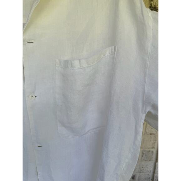 Go Linen L'Zinger Short Sleeve Linen Shirt-Size 1 - Picture 4 of 8